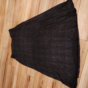 Lane Bryant's black long skirt size 14/16